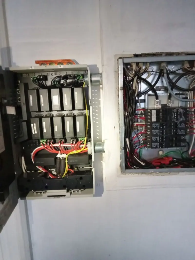 Electrical panel upgrade completed for Ring Doorbell Installation in Orange